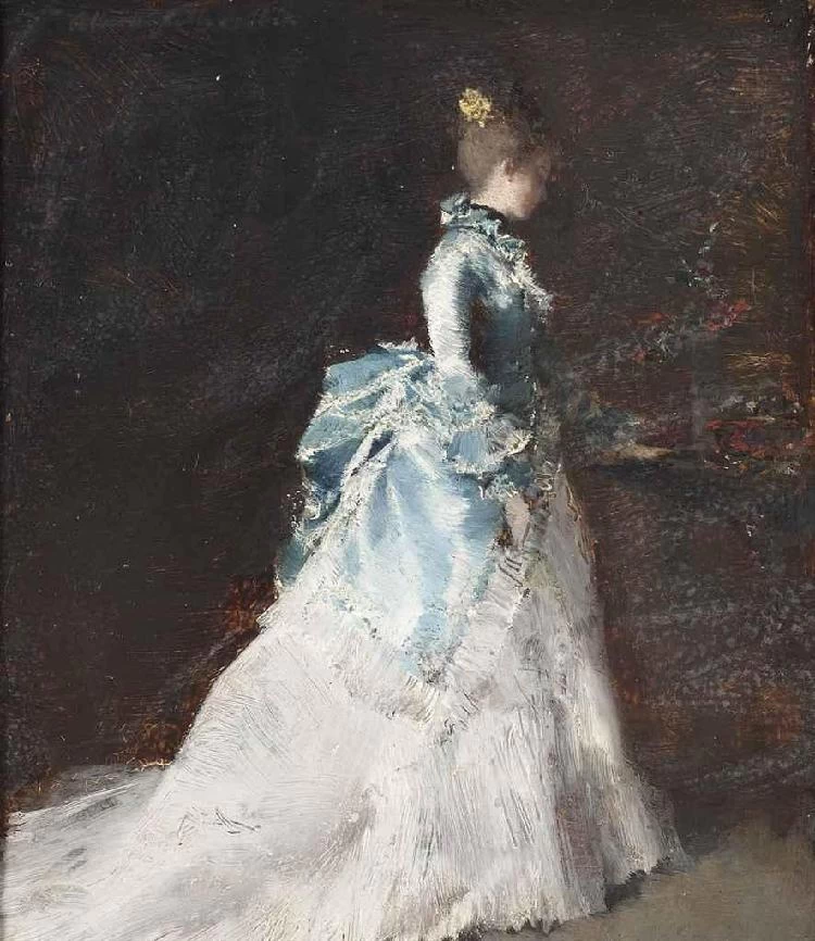 Ritratto di donna in abito da sera